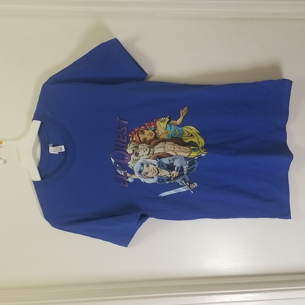 Elf Quest Blue T-Shirt size S